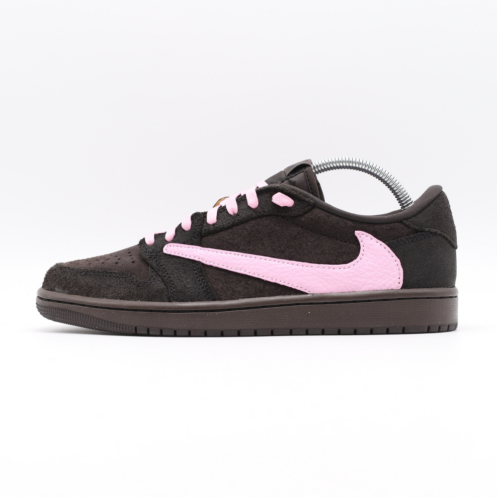 Nike Jordan 1 Retro Low OG x Travis Scott Velvet Brown - Pink Touch