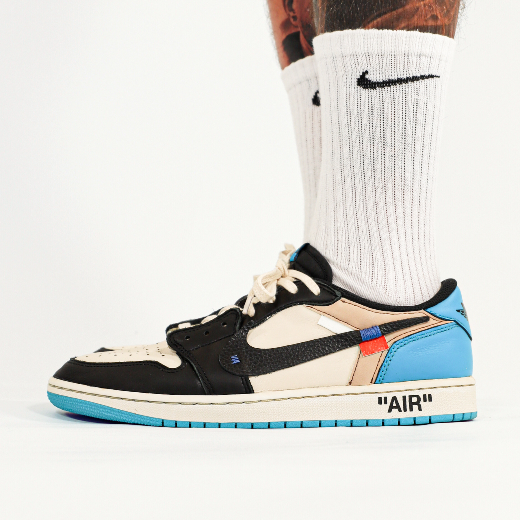 Nike Jordan 1 OG UNC V1 OW PlatinumShoeCare