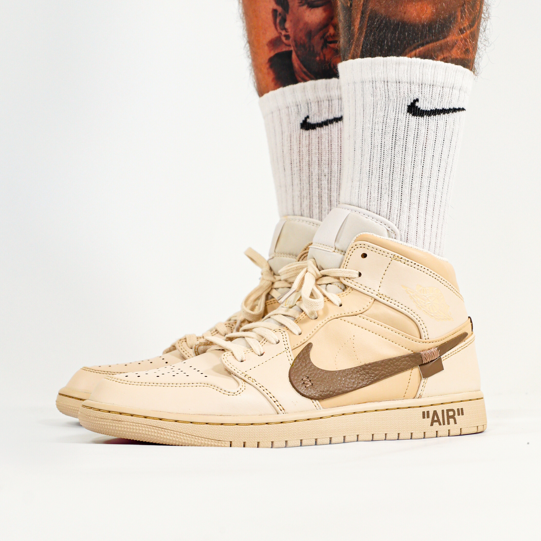 Nike Air Force 1 - Rope Laces Coffee – PlatinumShoeCare