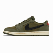 Travis Scott x Air Jordan 1 Retro Low OG SP 'Medium Olive' - REIMAGINED V3