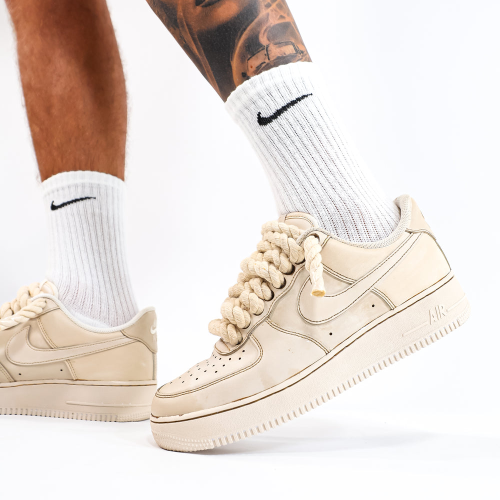 Nike Air Force 1 - Rope Laces Coffee