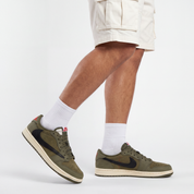 Travis Scott x Air Jordan 1 Retro Low OG SP 'Medium Olive' - REIMAGINED V3