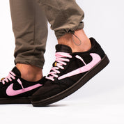 Nike Jordan 1 Retro Low OG x Travis Scott Velvet Brown - Pink Touch