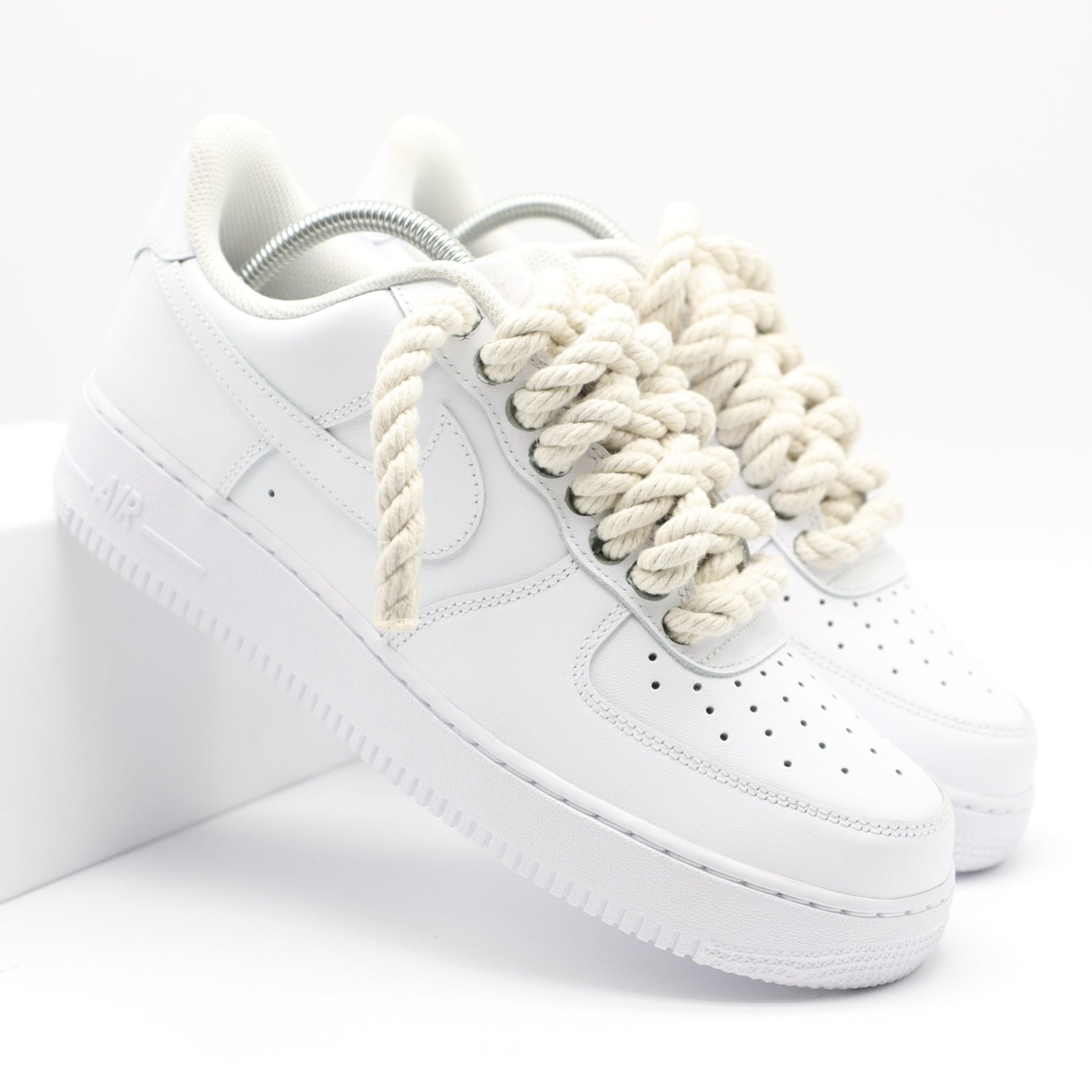 Nike Air Force 1 - Rope Laces - Beige – PlatinumShoeCare