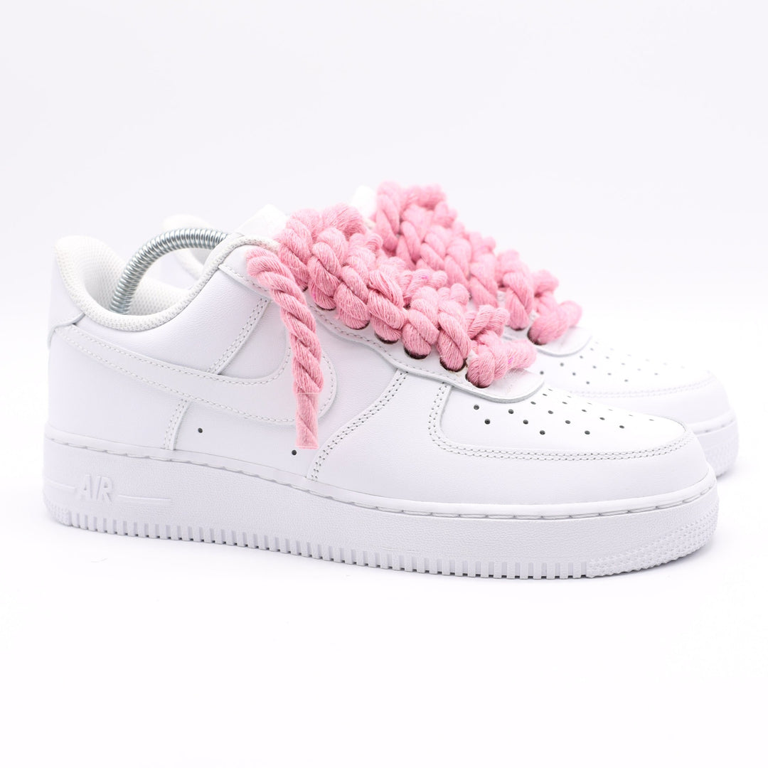 airforce 1 rope laces pink