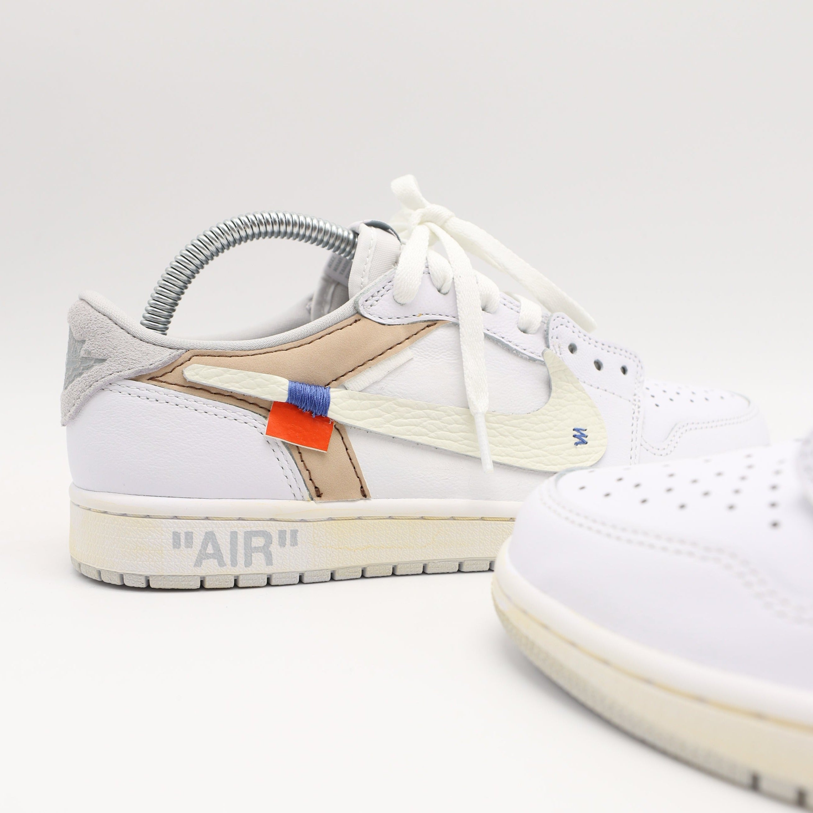 Nike air jordan 1 off white bianche on sale