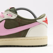 Nike Jordan 1 Retro Low OG x Travis Scott Medium Olive - Pink Touch