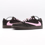 Nike Jordan 1 Retro Low OG x Travis Scott Velvet Brown - Pink Touch