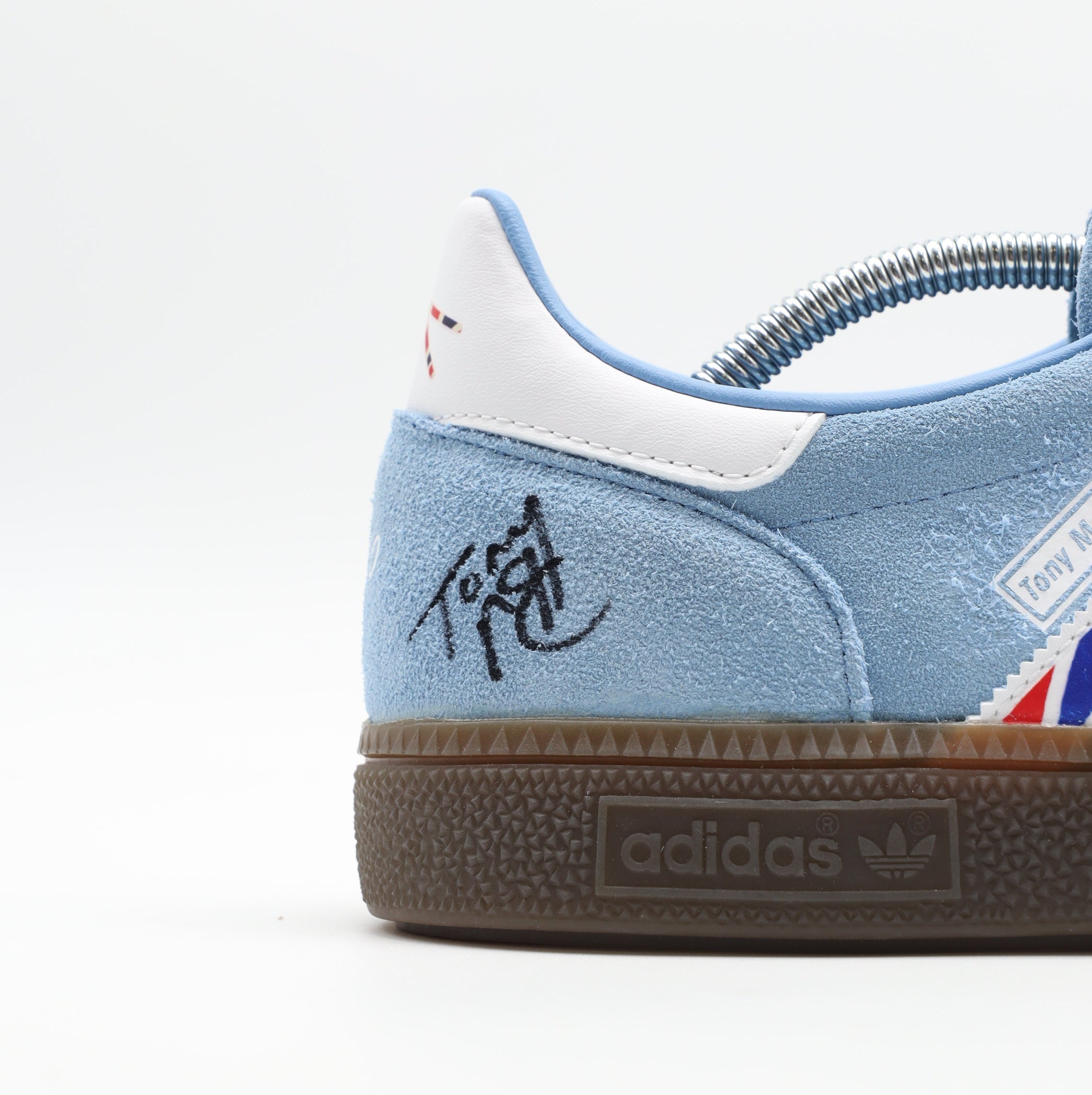 Adidas Spezial Light Blue - Tony McCarroll (SIGNED DRUMSTICKS)