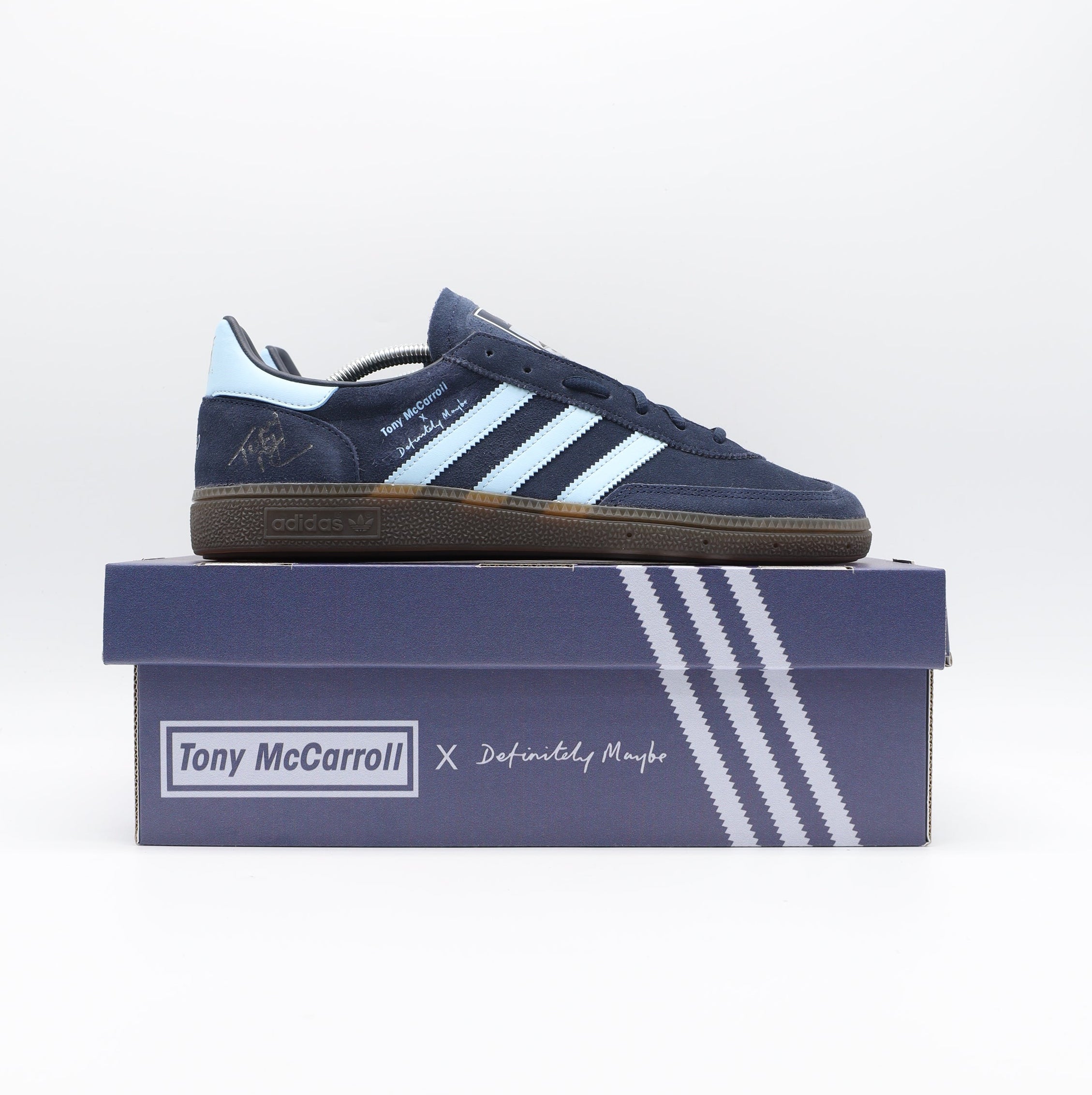 Adidas Spezial Navy Blue - Tony McCarroll (SIGNED DRUMSTICKS)