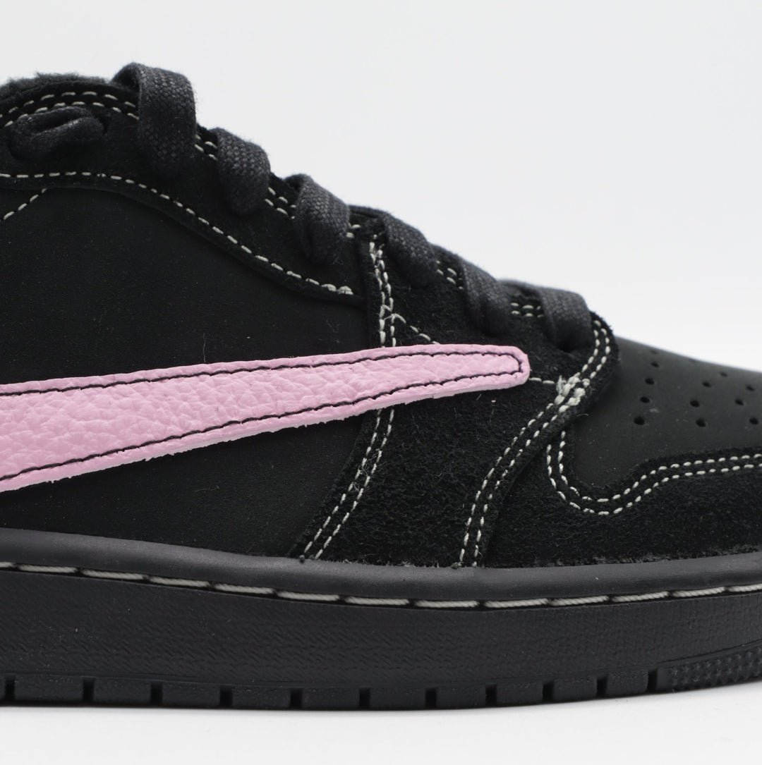 Nike Jordan 1 Retro Low OG x Travis Scott Black Phantom - Pink Touch