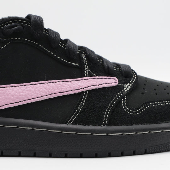 Nike Jordan 1 Retro Low OG x Travis Scott Black Phantom - Pink Touch