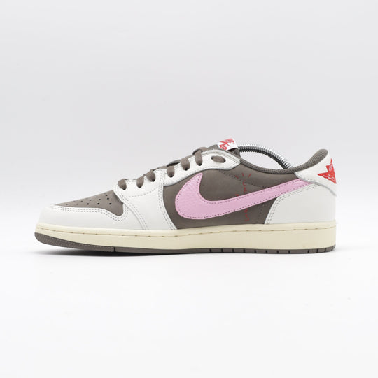 Nike Jordan 1 Retro Low OG x Travis Scott'Reverse Mocha' - Pink Touch