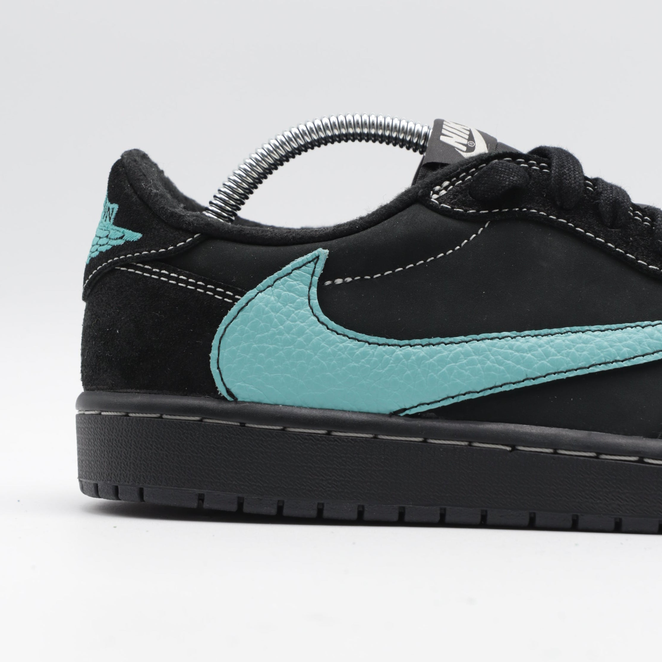 Nike Jordan 1 Retro Low OG x Travis Scott Black Phantom - Turquoise