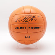 Signed 1966 World Cup Replica Football - Geoff Hurst