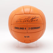 Signed 1966 World Cup Replica Football - Geoff Hurst