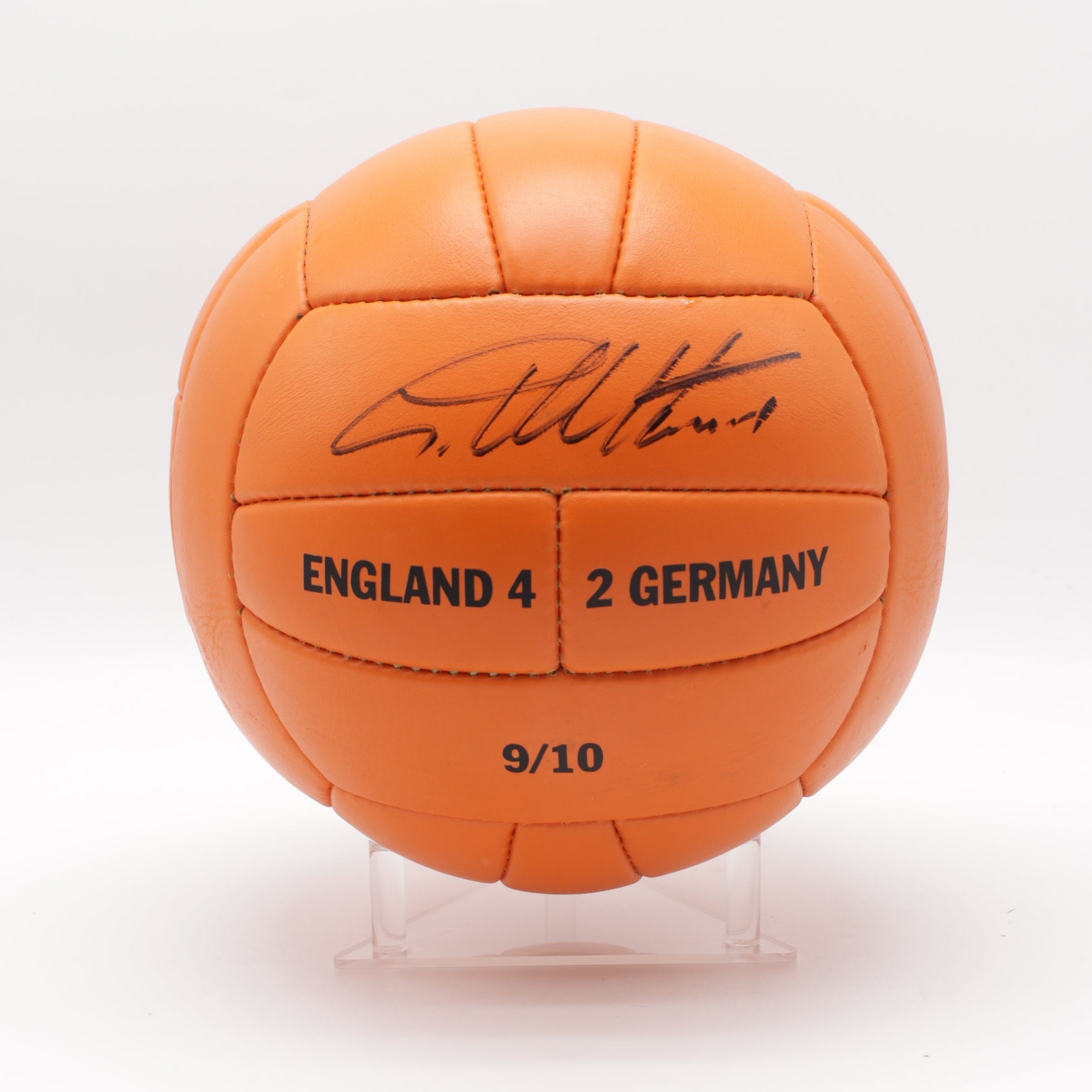 Signed 1966 World Cup Replica Football - Geoff Hurst