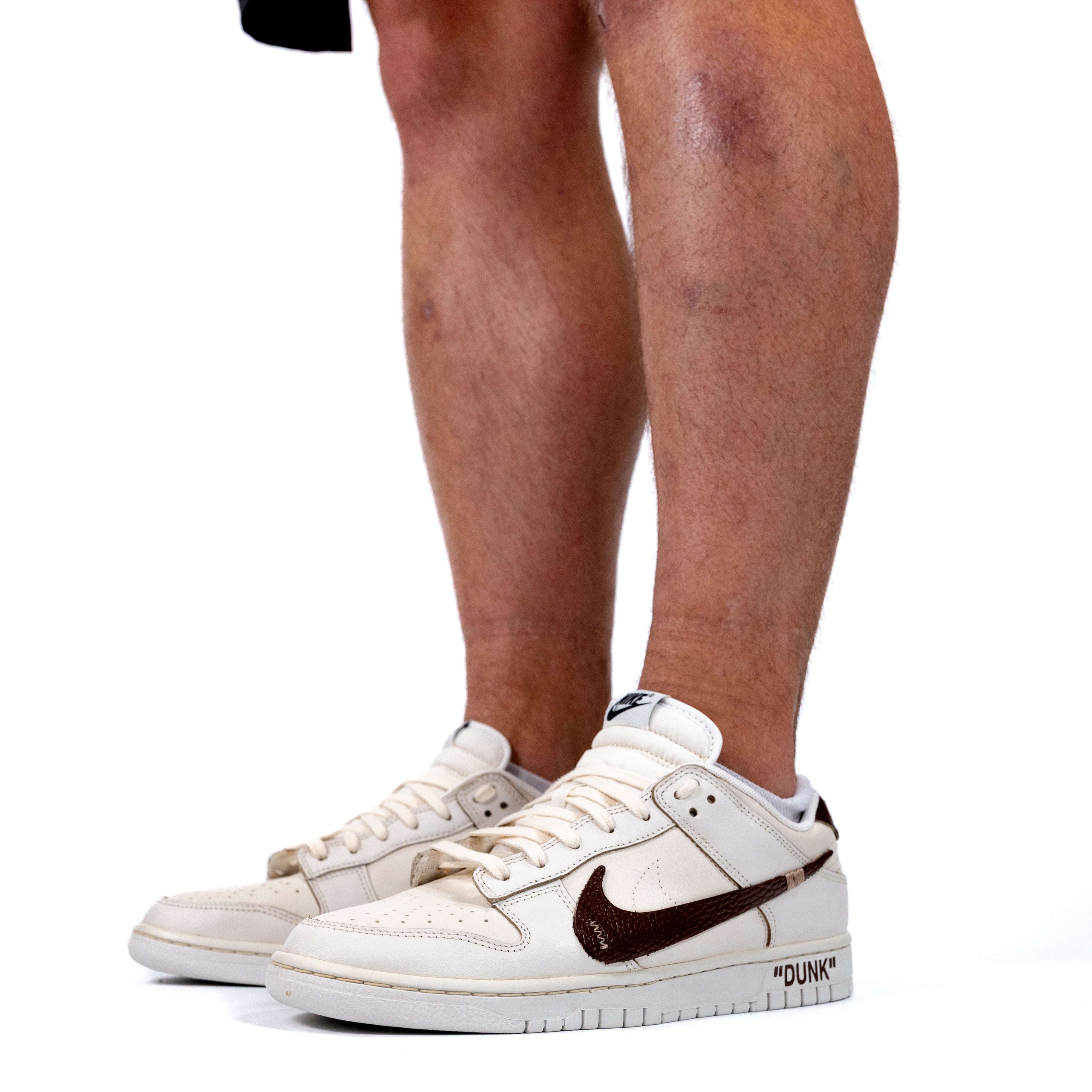 nike dunk platinum on feet
