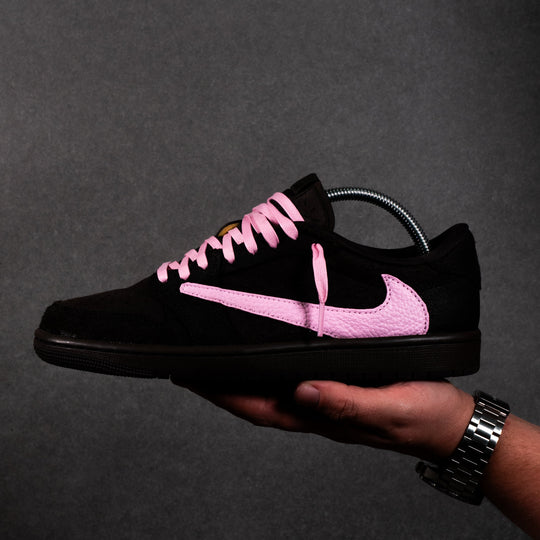 Nike Jordan 1 Retro Low OG x Travis Scott Velvet Brown - Pink Touch
