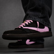 Nike Jordan 1 Retro Low OG x Travis Scott Velvet Brown - Pink Touch